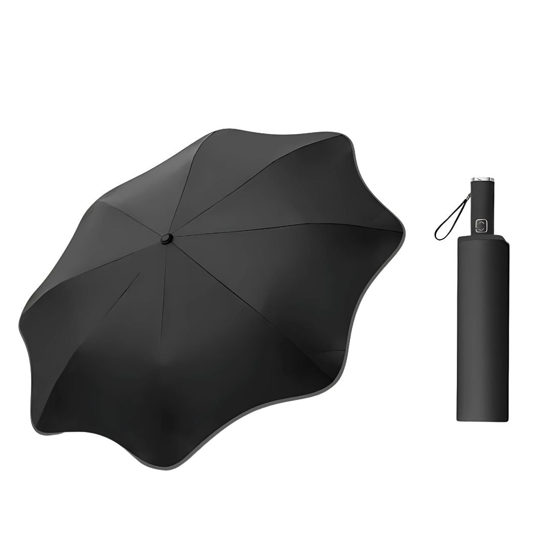 Parapluie Réfléchissant D'Angle Arrondi Noir - Acheter Parapluie