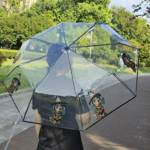 Parapluie Transparent Motif Chien - Acheter Parapluie
