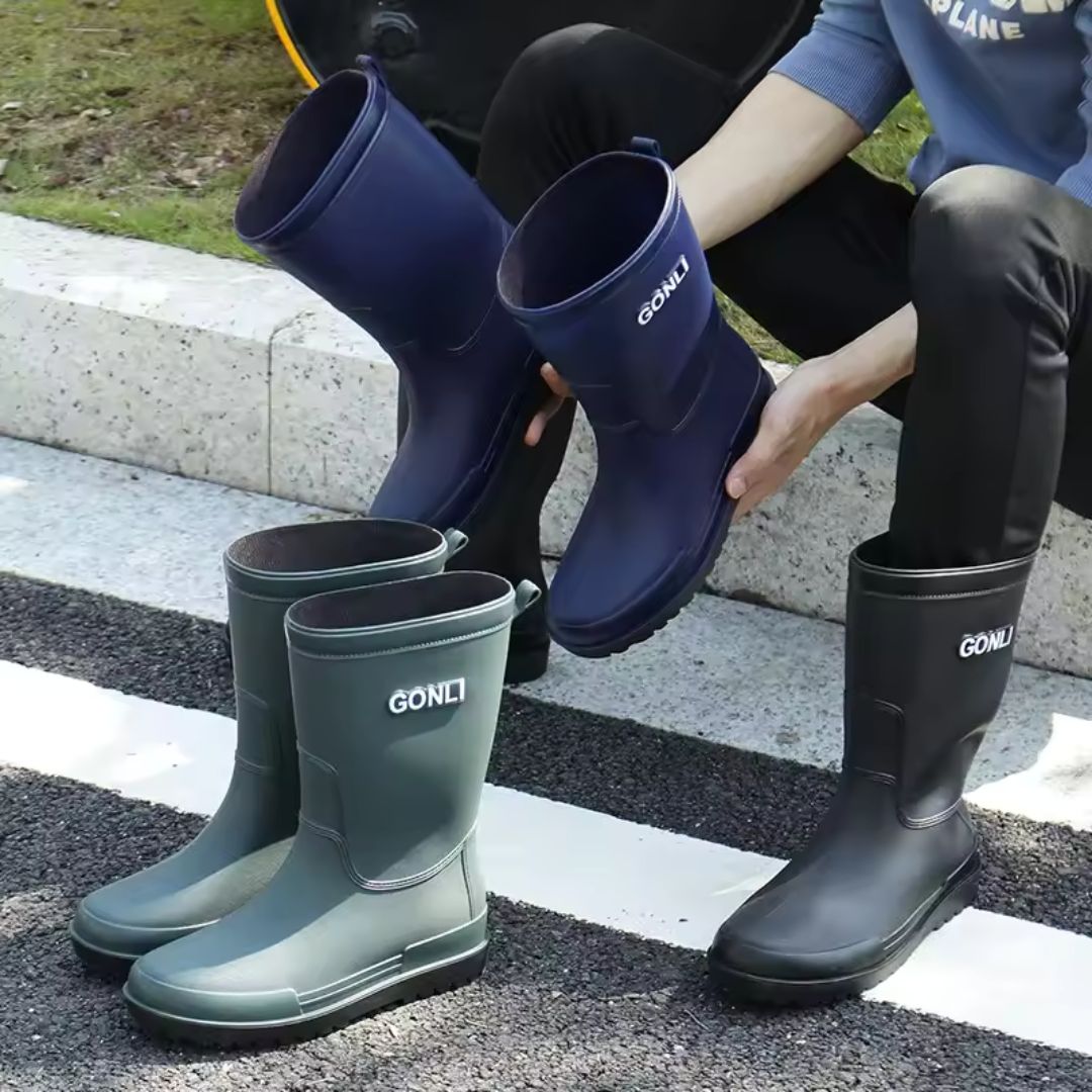 Bottes de Pluie Imperméables Bleu - Acheter Parapluie