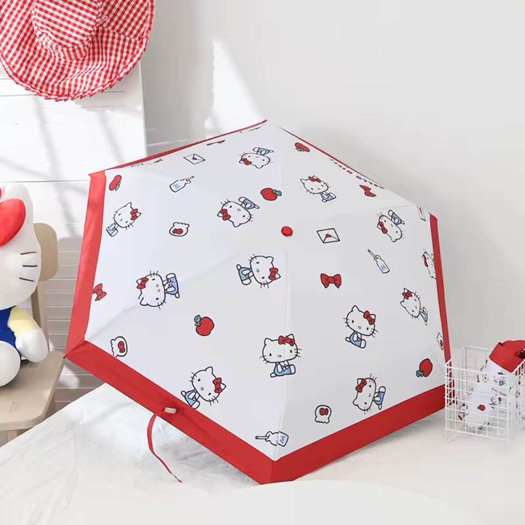 Mini Parapluie Hello Kitty Blanc - Acheter Parapluie
