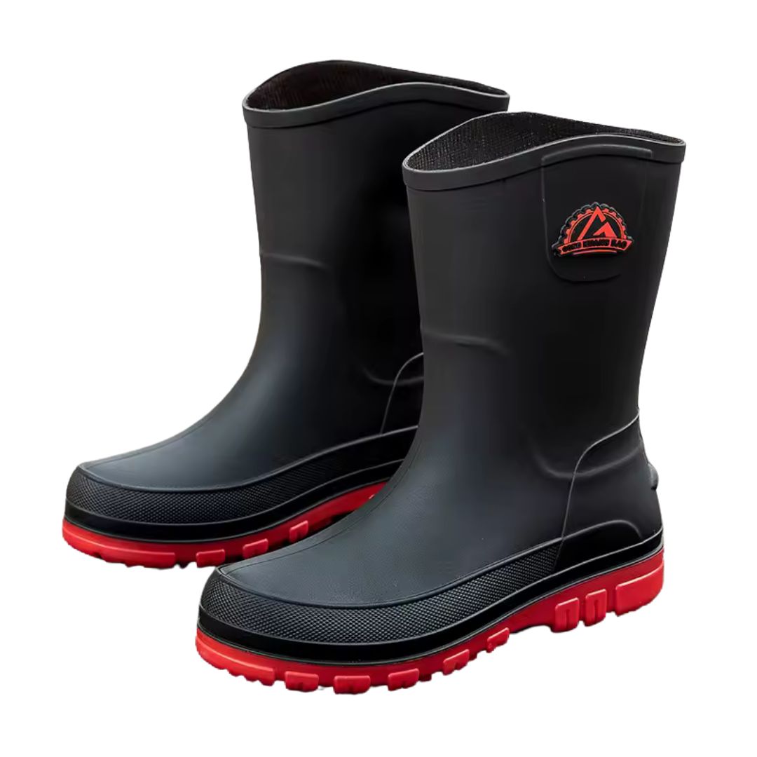 Bottes de Pluie Homme Premium Rouge - Acheter Parapluie