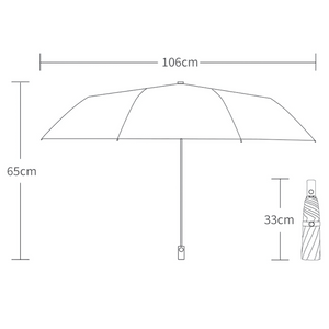 Parapluie Réfléchissant Double-Résistance Noir - Acheter Parapluie