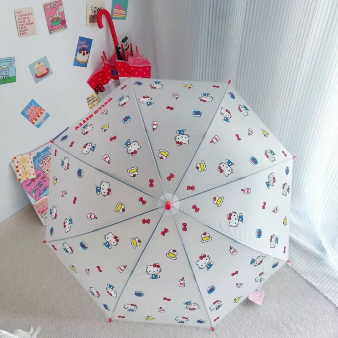 Parapluie Cloche Hello Kitty Blanc - Acheter Parapluie