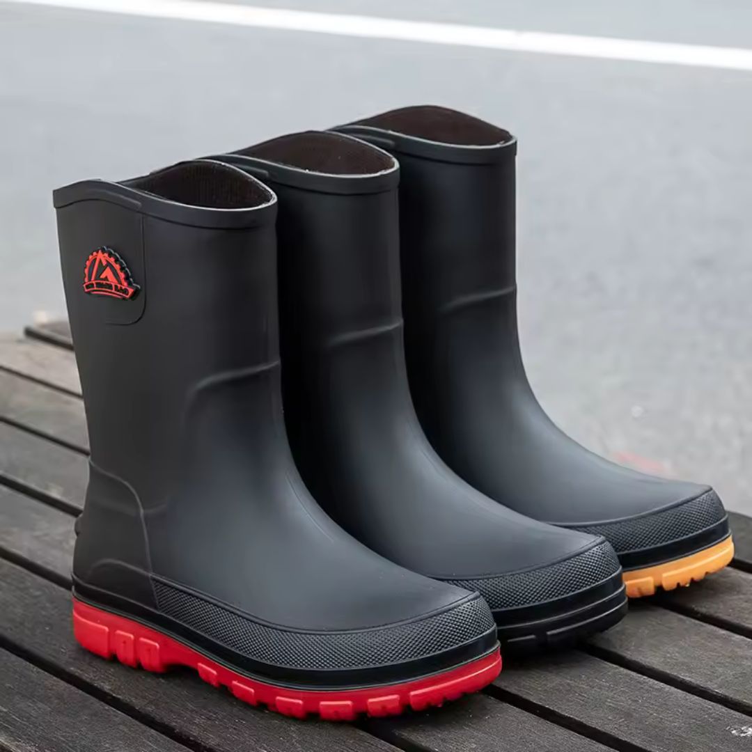 Bottes de Pluie Homme Premium Noir - Acheter Parapluie
