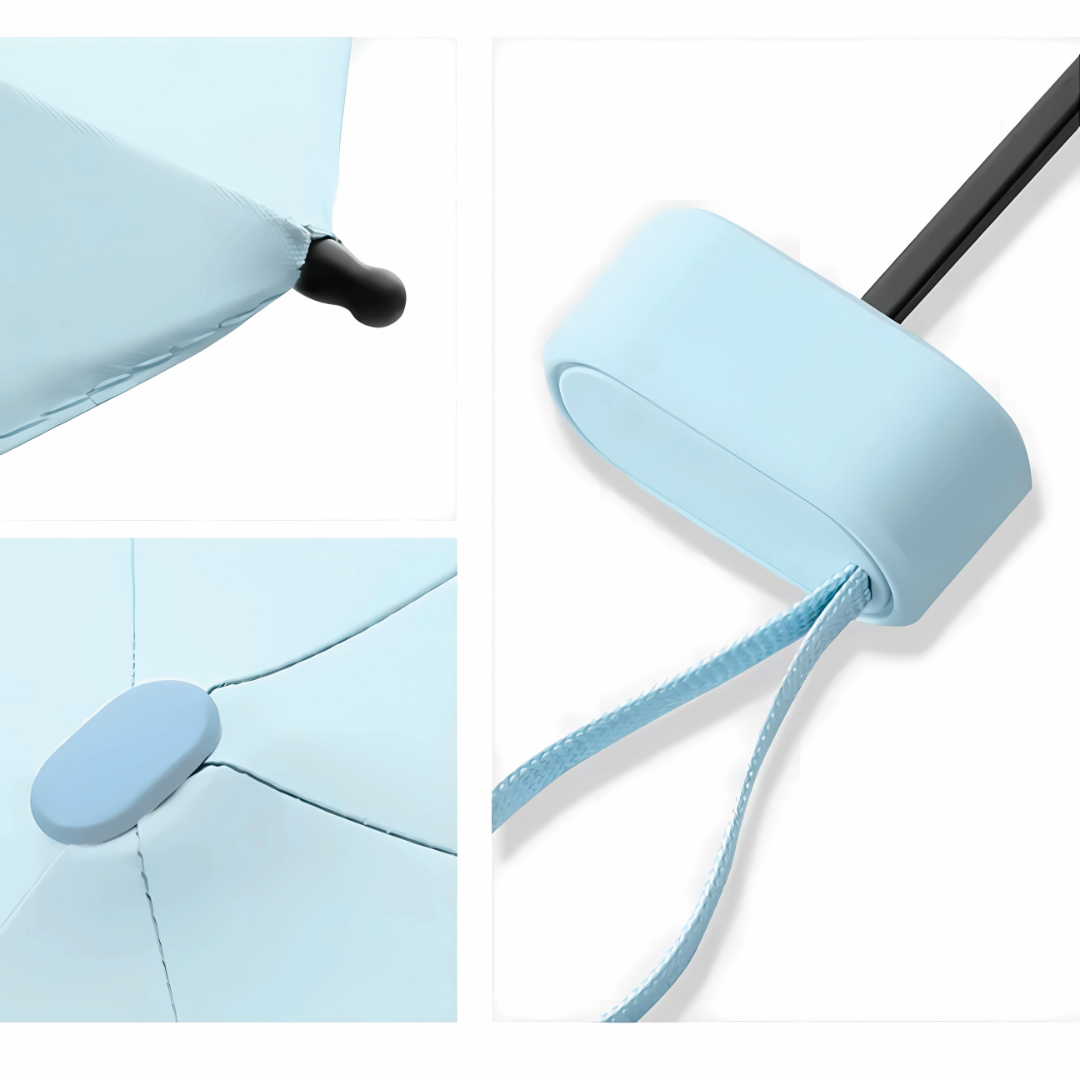 Mini Parapluie Capsule – Pliant, Imperméable et Anti-UV, Idéal Voyage et Plein Air Blue Ciel - Acheter Parapluie