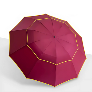 Parapluie Automatique Double Couche Rouge - Acheter Parapluie