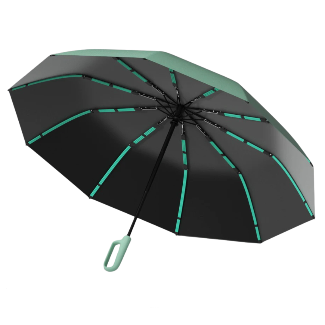 Parapluie Automatique Pliant Vert - Acheter Parapluie