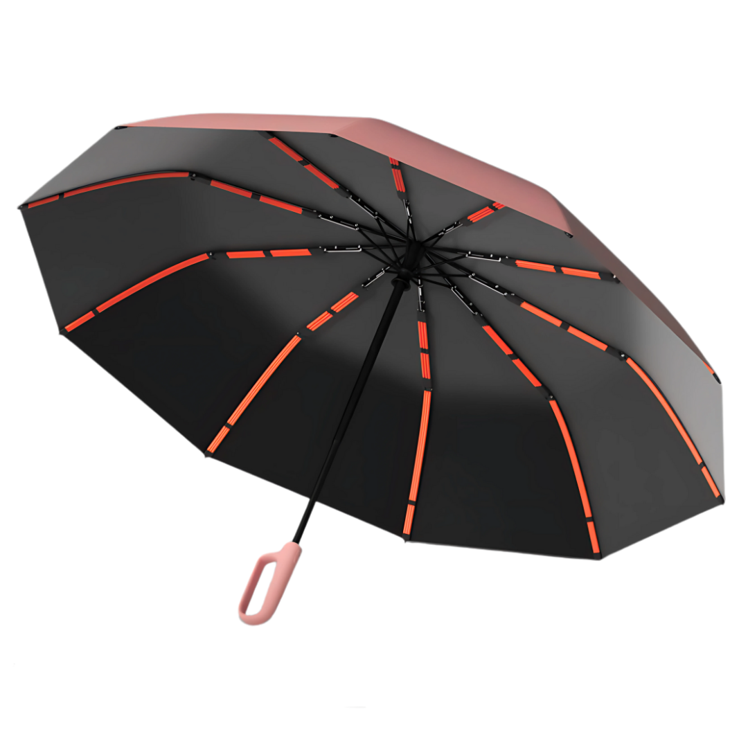 Parapluie Automatique Pliant Vin Rouge - Acheter Parapluie