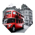 Parapluie à Motifs Anglais London Premium Rouge - Acheter Parapluie
