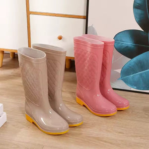 Bottes de Pluie Femme Antidérapantes Violet Foncé - Acheter Parapluie
