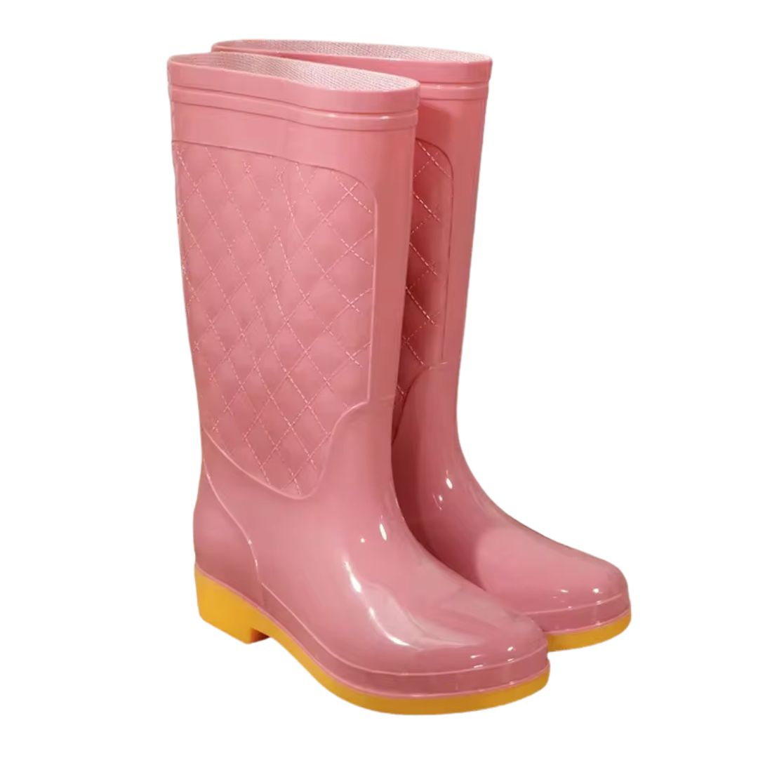 Bottes de Pluie Femme Antidérapantes Rose - Acheter Parapluie