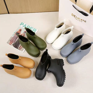 Bottes de Pluie Femme Gris - Acheter Parapluie
