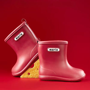 Bottes de Pluie Fillette Antidérapantes Rouge - Acheter Parapluie