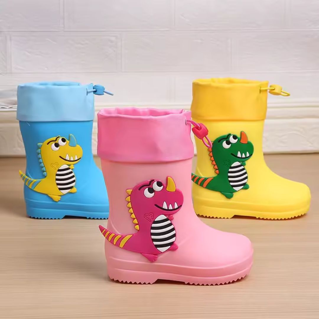 Bottes de Pluie Garcon Dinosaure Antidérapantes Bleu - Acheter Parapluie