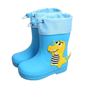 Bottes de Pluie Garcon Dinosaure Antidérapantes Bleu - Acheter Parapluie