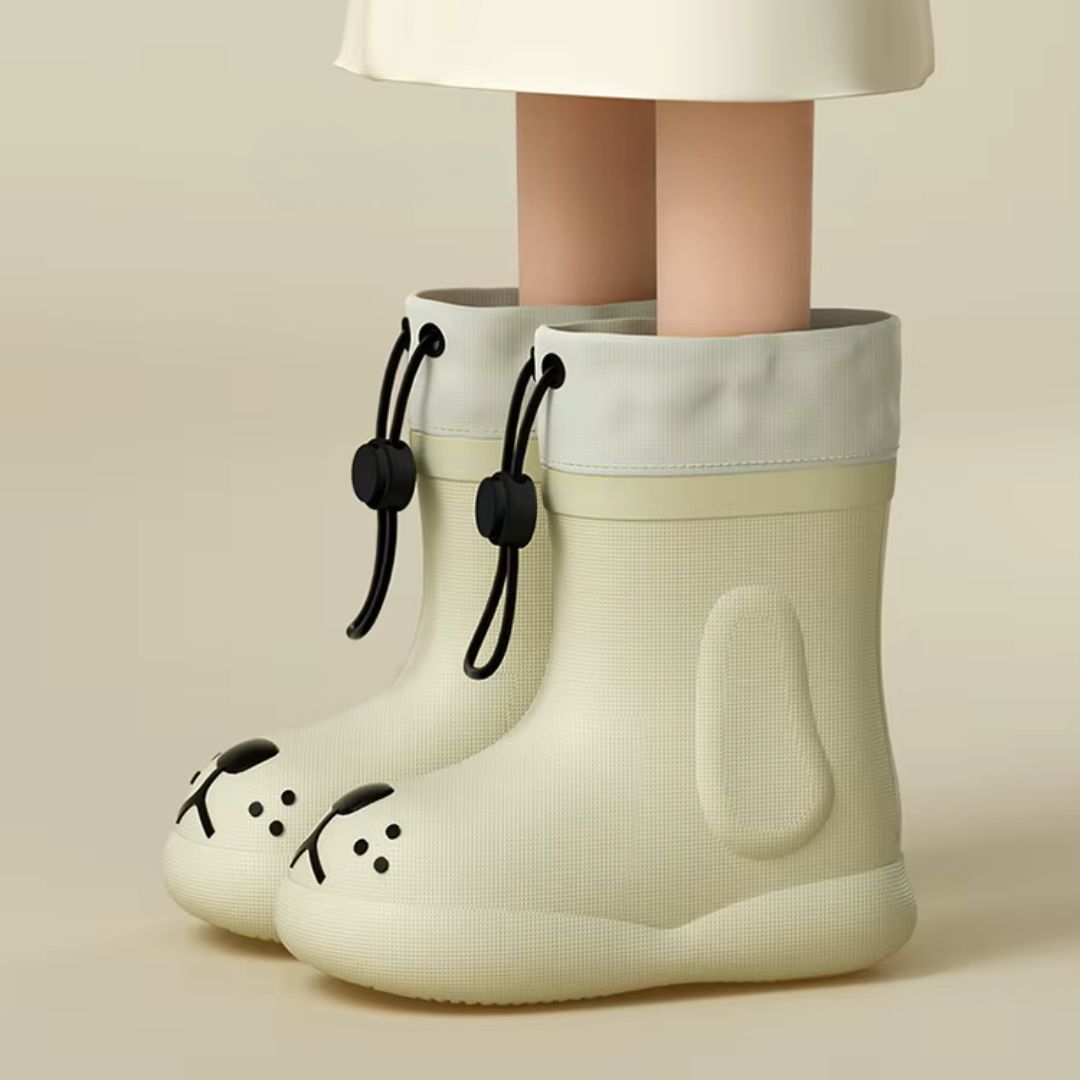 Bottes de Pluie Pour Enfants Blanc - Acheter Parapluie
