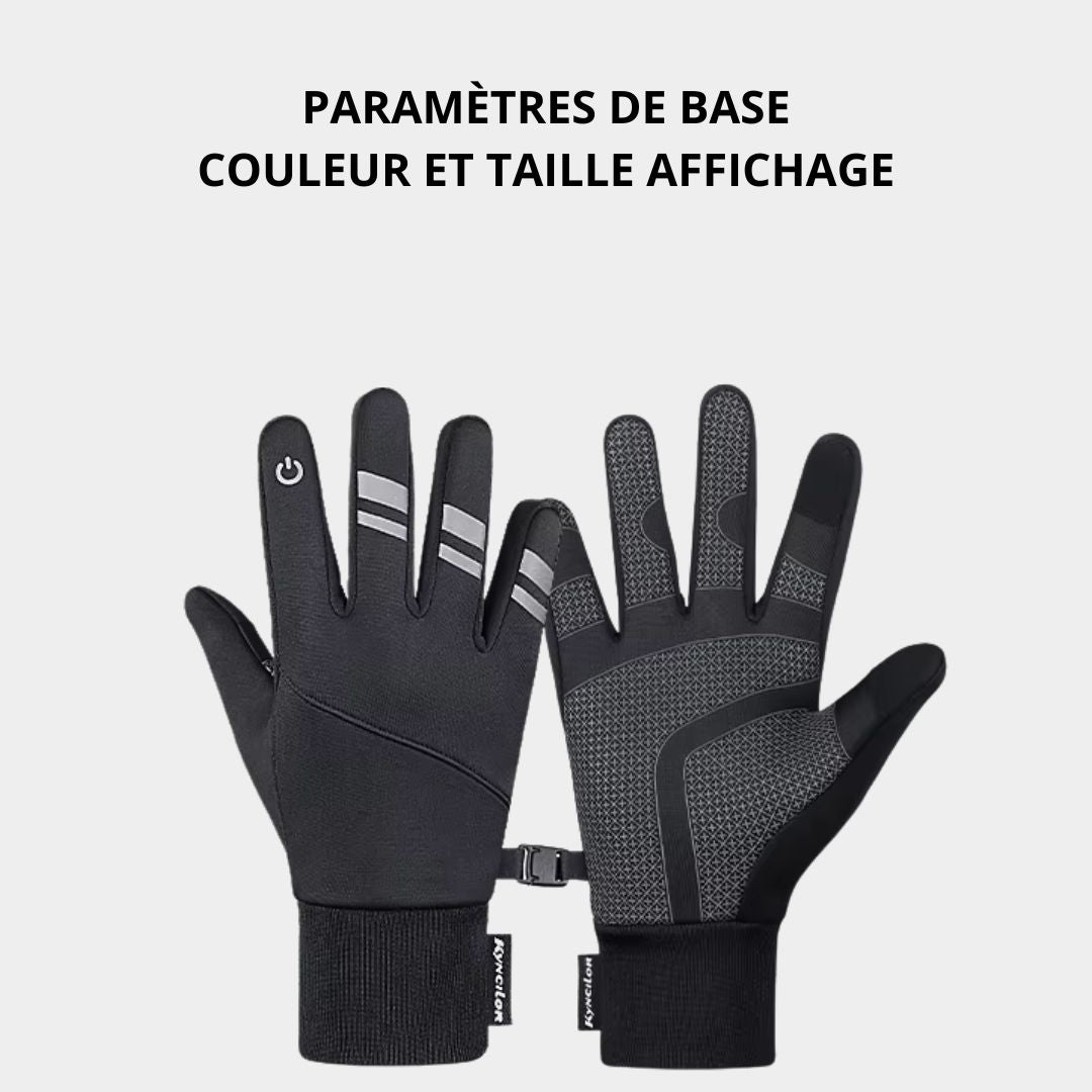 Gants Homme Tactile Premium Gris - Acheter Parapluie