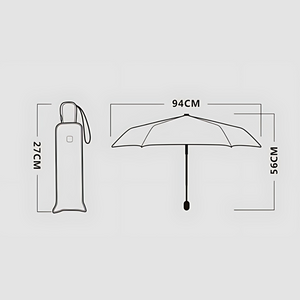 Mini Parapluie Automatique Pliant Premium Rose - Acheter Parapluie