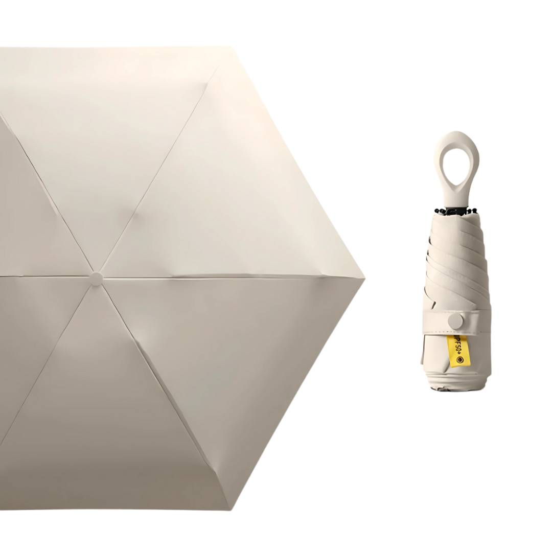 Mini Parapluie Capsule Compact Beige - Acheter Parapluie