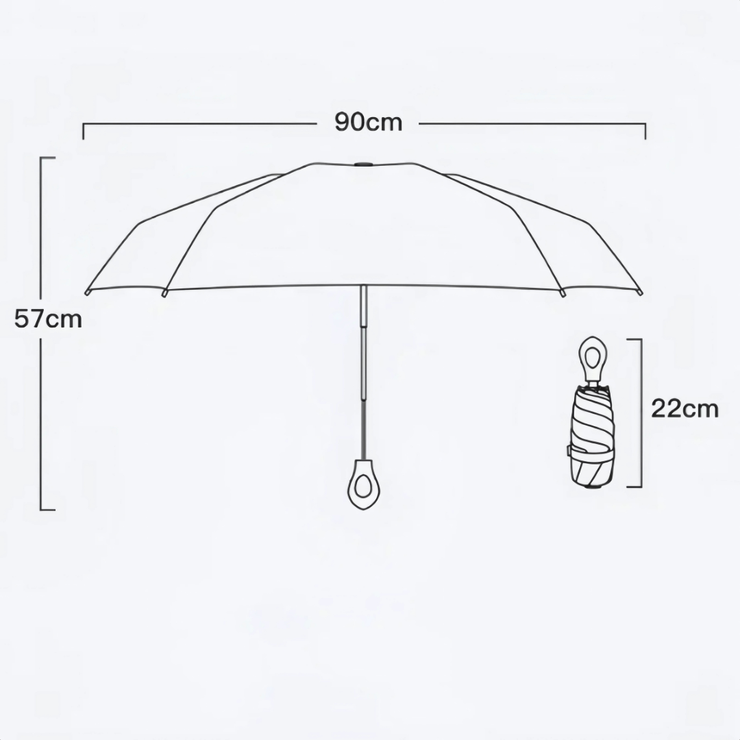 Mini Parapluie Capsule Compact Noir - Acheter Parapluie