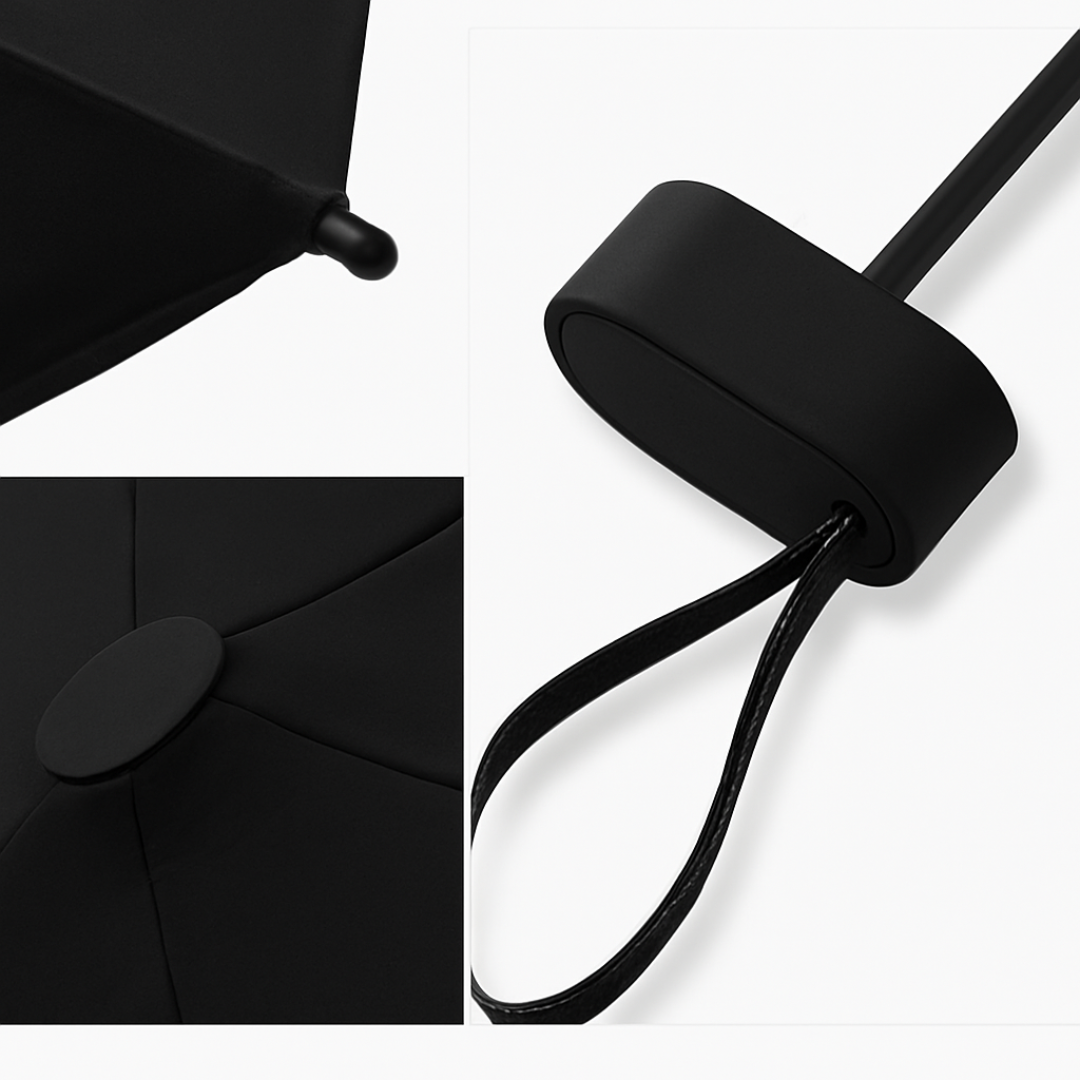 Mini Parapluie Capsule – Pliant, Imperméable et Anti-UV, Idéal Voyage et Plein Air Noir - Acheter Parapluie