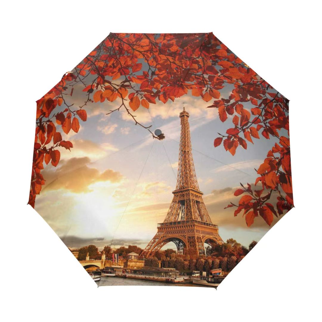 Parapluie à Motifs Paris Premium Rouge - Acheter Parapluie