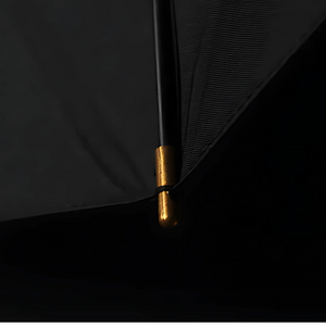 Parapluie Élégant Manche en Bois Canne Noir - Acheter Parapluie