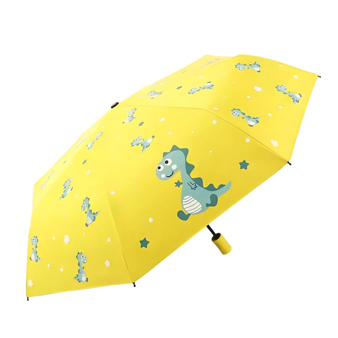Parapluie Enfant Dinosaure Jaune - Acheter Parapluie