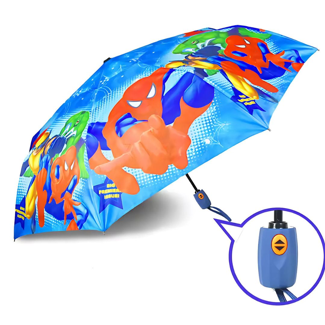 Parapluie Enfant Spider-Man Bleu - Acheter Parapluie