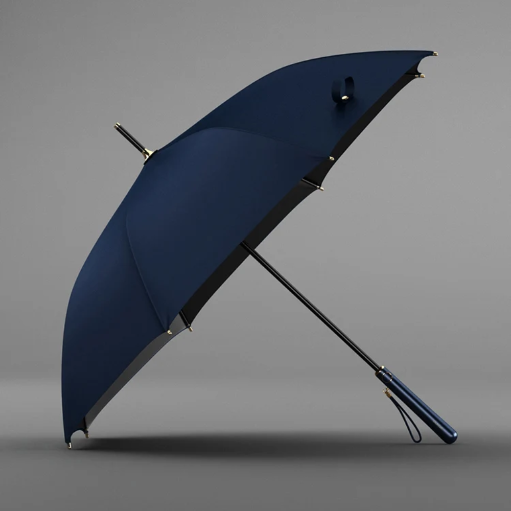 Parapluie Golf Double Couche - Luxe Bleu Marine - Acheter Parapluie