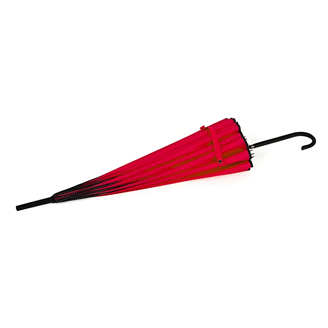 Parapluie Pagode Élégant Rouge - Acheter Parapluie