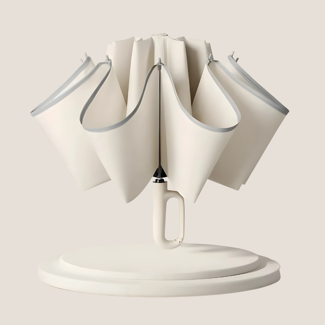 Parapluie Réflechissant à Boucle Ergonomique Blanc - Acheter Parapluie