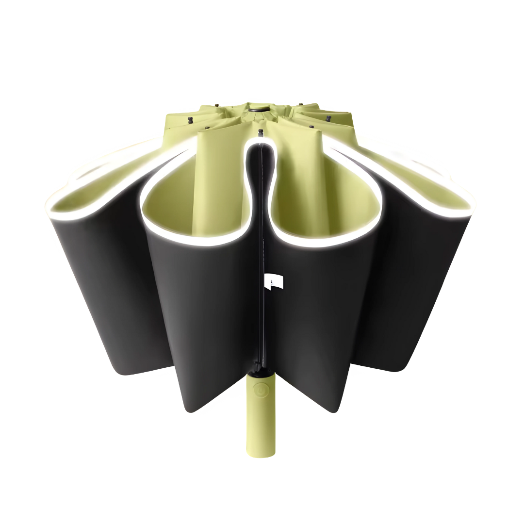 Parapluie Réfléchissant Inversé Luxueux Vert Matcha - Acheter Parapluie