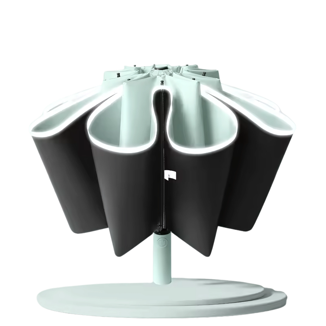 Parapluie Réfléchissant Inversé Luxueux Vert - Acheter Parapluie