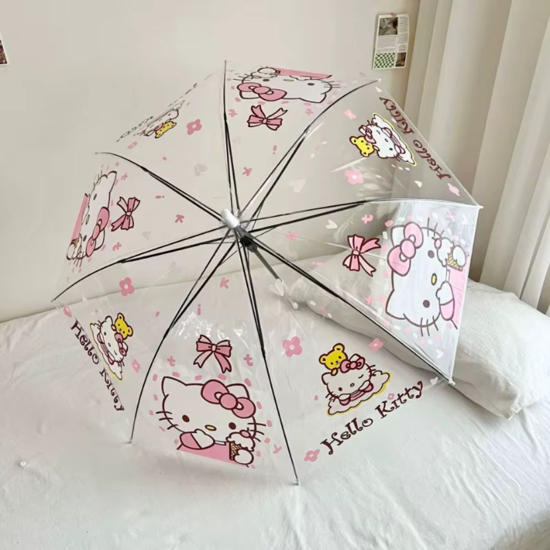 Parapluie Transparent Hello Kitty - Acheter Parapluie