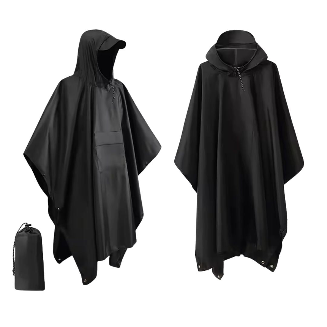 Ponchon Homme Imperméable Noir - Acheter Parapluie