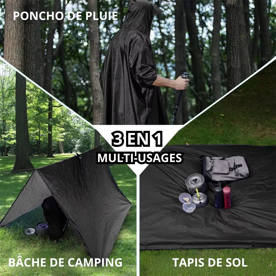 Ponchon Homme Imperméable Vert - Acheter Parapluie