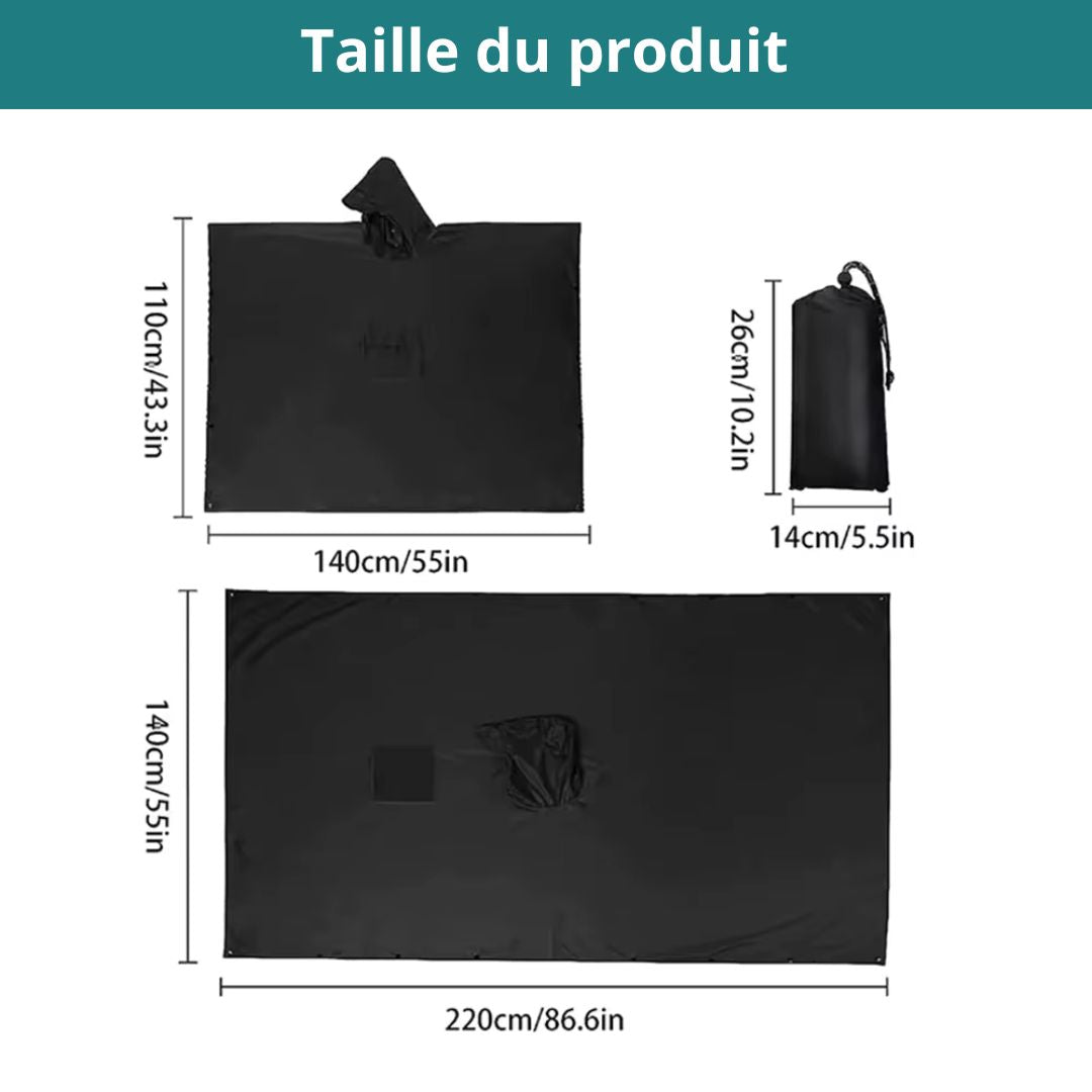 Ponchon Homme Imperméable Vert - Acheter Parapluie